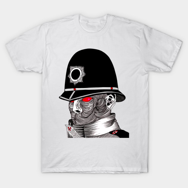 Creepy Police T-Shirt by FUN ART